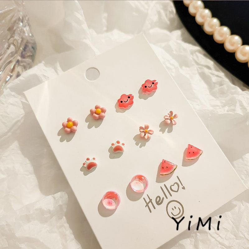 Bộ Khuyên Tai Đinh Tán Mini Kiểu Đơn Giản Thời Trang Chất Lượng Cao 2022 Cho Nữ