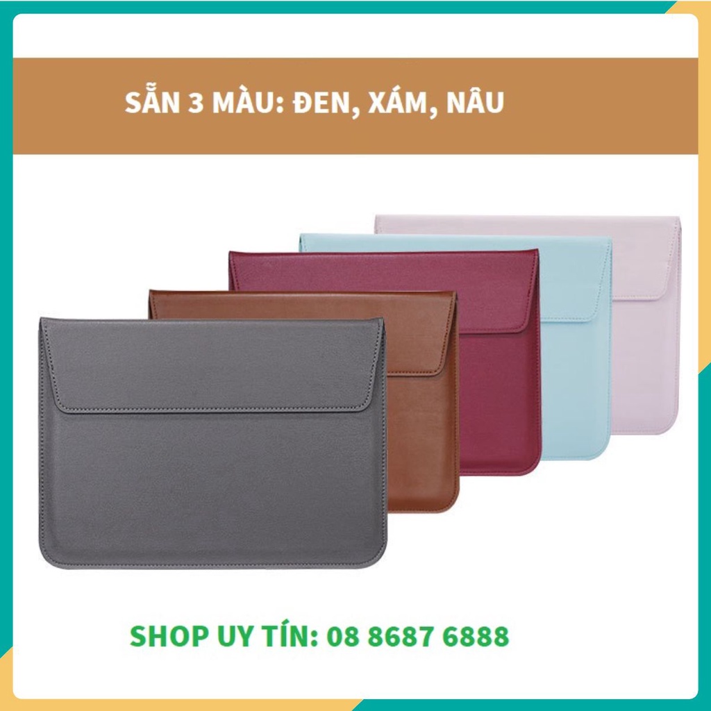 Túi da PU chống sốc Laptop, Macbook thời trang, kháng nước tiện dụng đặc biệt bảo vệ Laptop hiệu quả