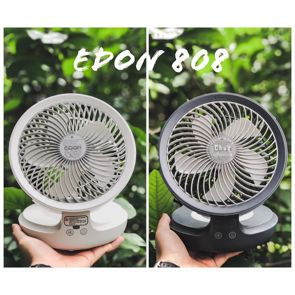 [Có bảo hành] QUẠT TÍCH ĐIỆN TREO TƯỜNG MINI EDON 808