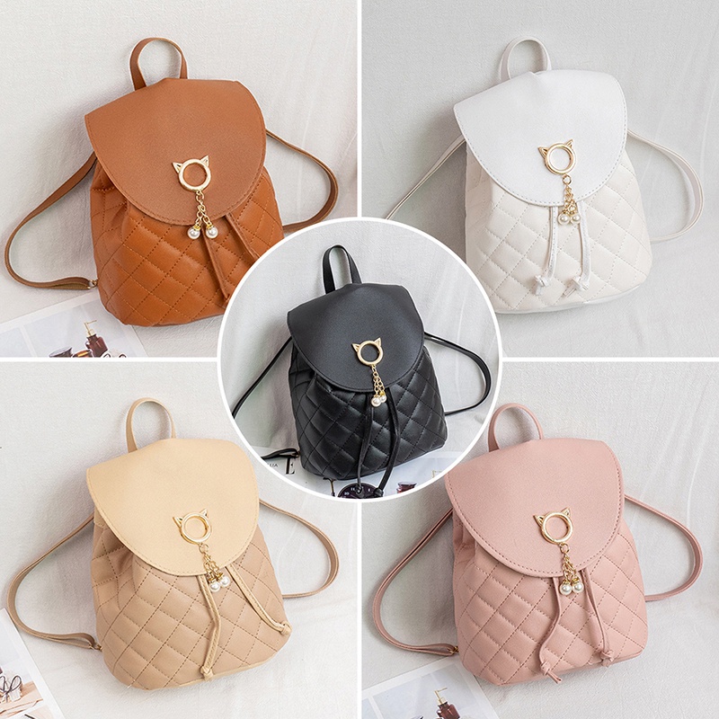 Ba Lô Tua Rua Hai Lớp Thời Trang Dành Cho Nữ