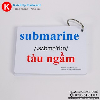 Flashcard tiếng Anh cho bé KatchUp - Giao Thông