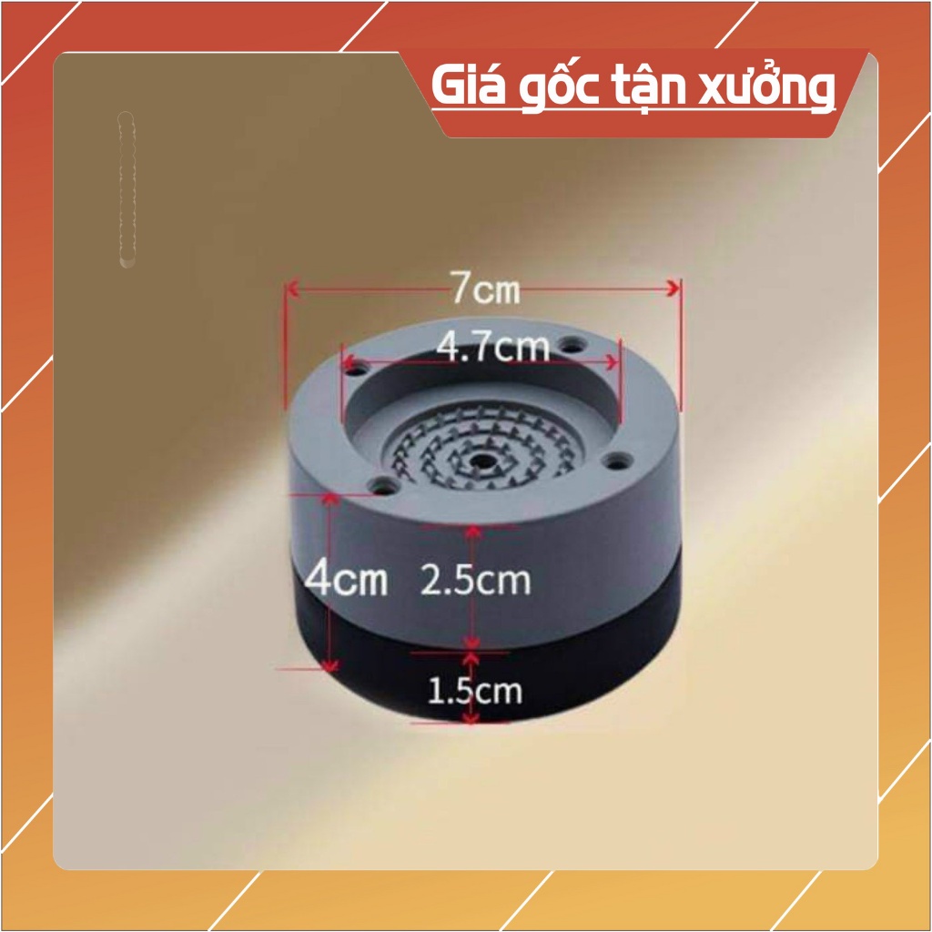 Bộ 4 chân đế máy giặt chống rung giật chất liệu nhựa silicon cao cấp