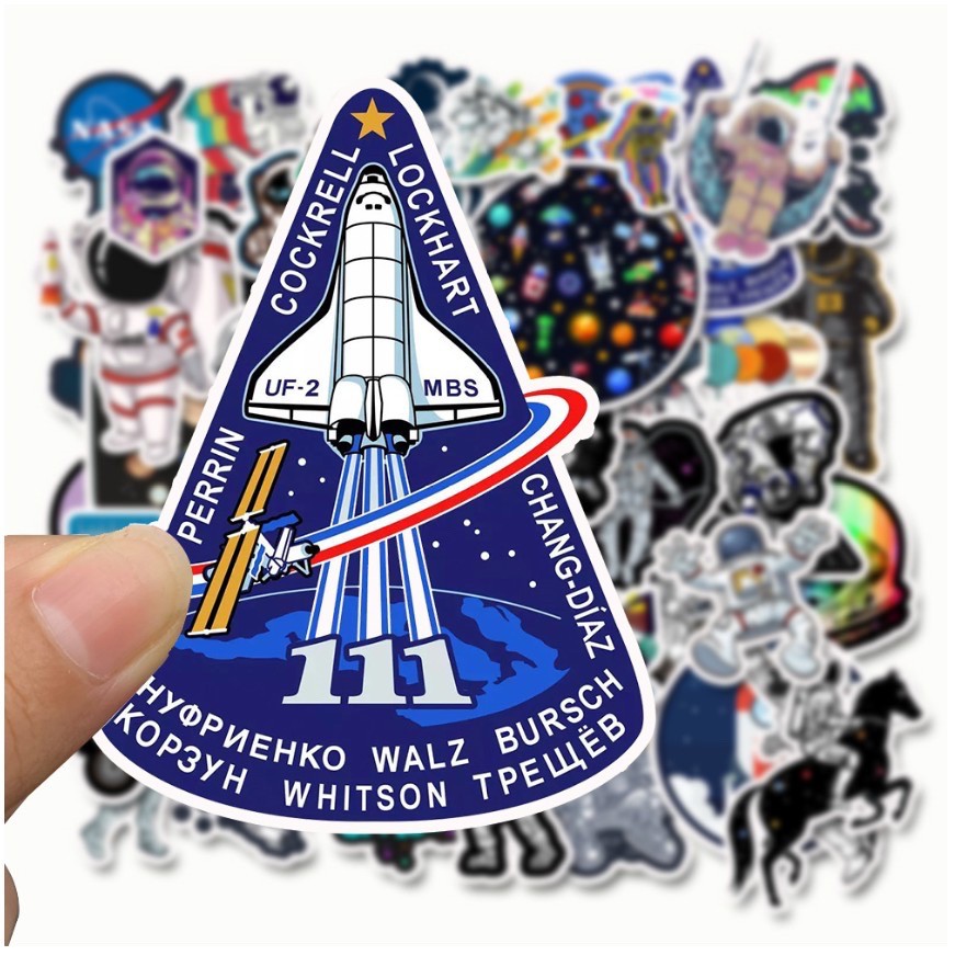 SET 50 STICKER VŨ TRỤ SIÊU CHẤT DÁN TRANG TRÍ ĐT LAPTOP VALI TƯỜNG TỦ KỆ MŨ BẢO HIỂM XE MÁY NOTEBOOK
