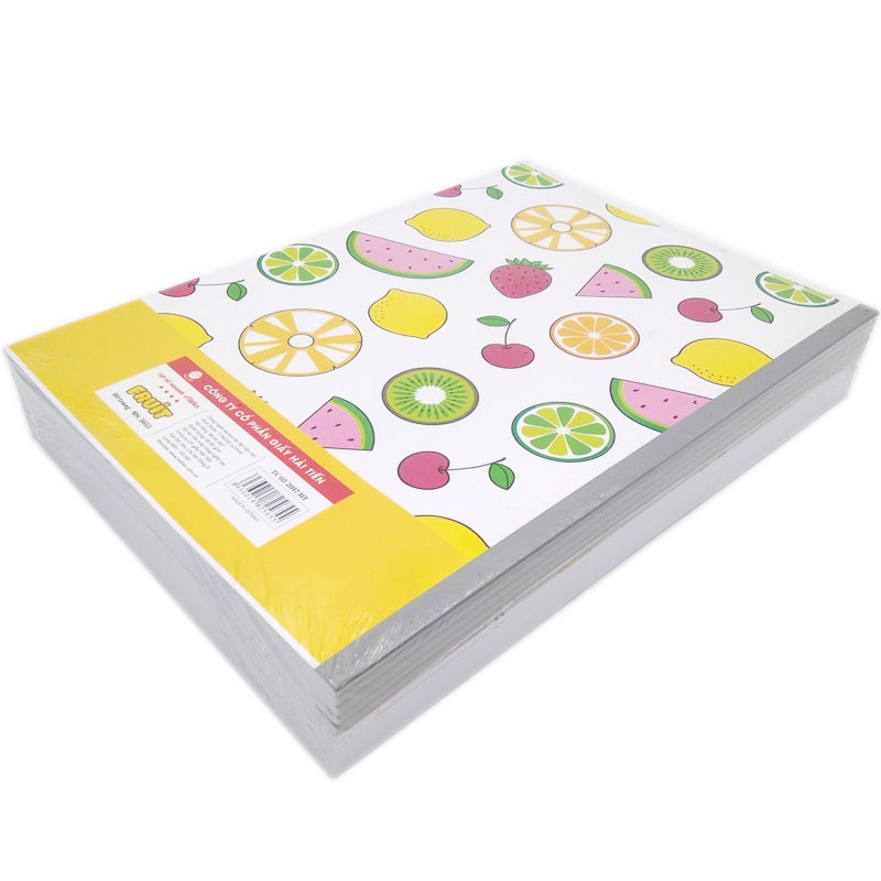 Vở Fruit Kẻ Ngang 80 Trang ĐL 58-60g/m2 - Haplus 5655 (Mẫu Màu Giao Ngẫu Nhiên)