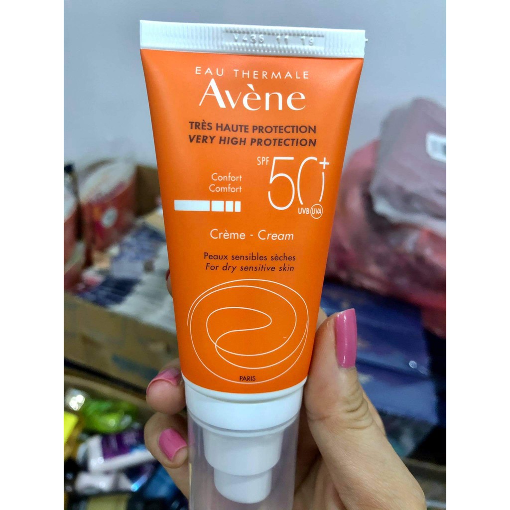 Kem chống nắng Eau Thermale Avene Very High Protection For Dry Sensitive Skin SPF50+ 50ml Pháp