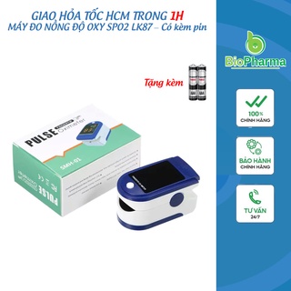 Máy đo nồng độ oxy trong máu SPO2, đô nhịp tim Pulse Oximeter LK87 cầm tay