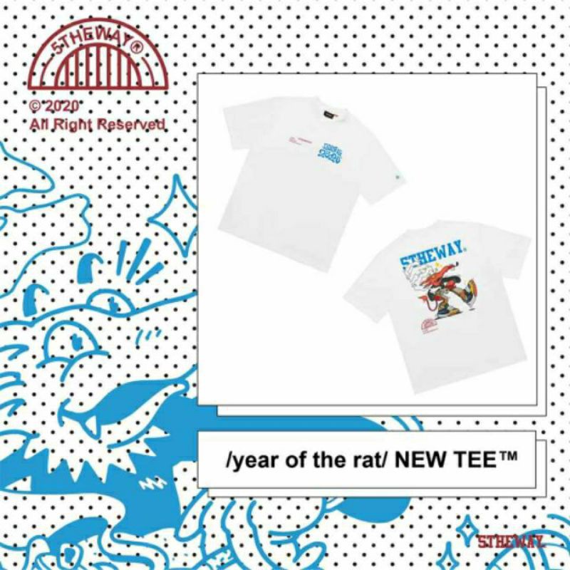 5theway / year of the rat / New Tee - full màu - full size