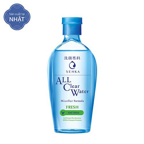 [Mã FMCGMALL -8% đơn 250K] [HB GIFT] Nước tẩy trang Micellar Senka A.L.L Clear Water Fresh 230ml_15288_15288 | WebRaoVat - webraovat.net.vn