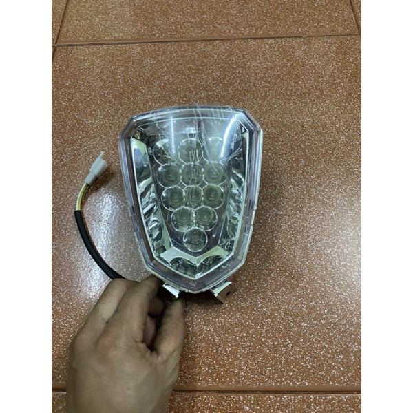 Mặt đầu đèn xe đạp điện Cap A 12 bóng