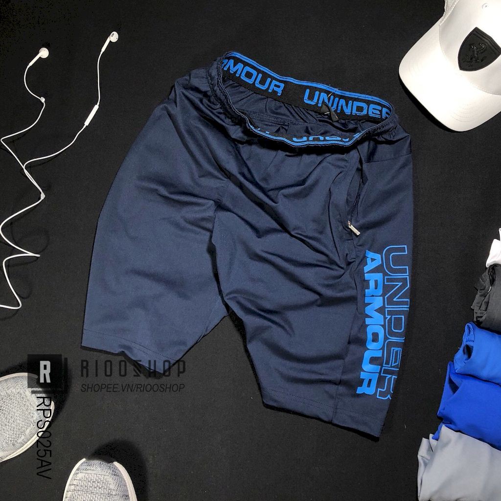 Quần thun nam ngắn thể thao cao cấp nhiều màu u RPS025av - quần short nam đẹp Riooshop