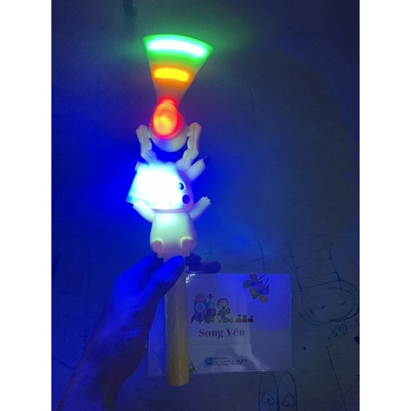 Gậy Chong Chóng Phát Sáng Pikachu Phát Đèn Led Và Âm Thanh Cho Bé Siêu Thú Vị