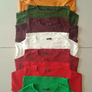 Áo thun coroptop tay dài, áo thun croptop dáng chuẩn -RUBY CLOTHING A11