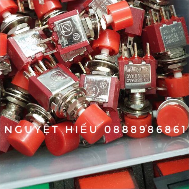 Công tắc nhấn nhả 3 chân hàng chất lượng cao