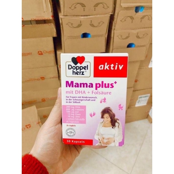 VITAMIN BẦU DOPPELHERZ MAMA PLUS DHA 30 VIÊN