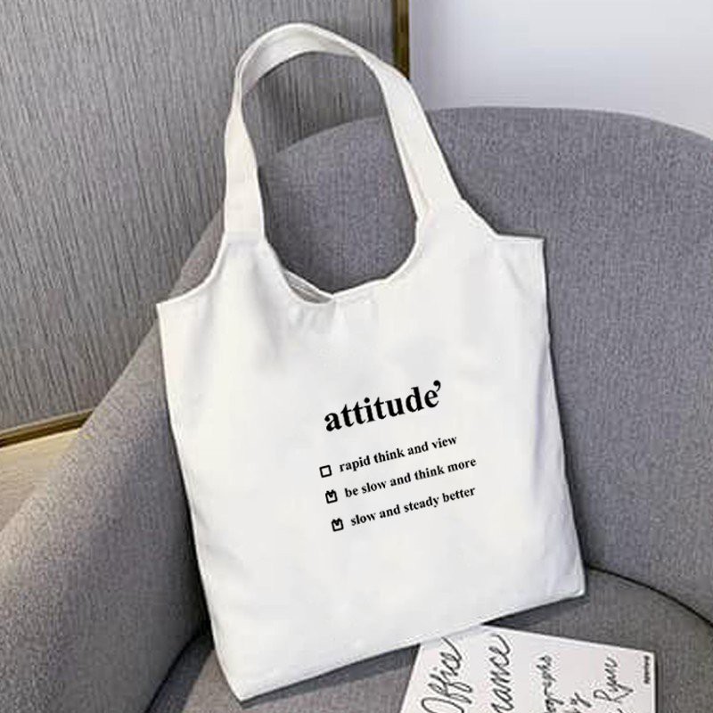 TÚI TOTE,TÚI BẦU QUẢNG CHÂU, Tote In Attitude TT02