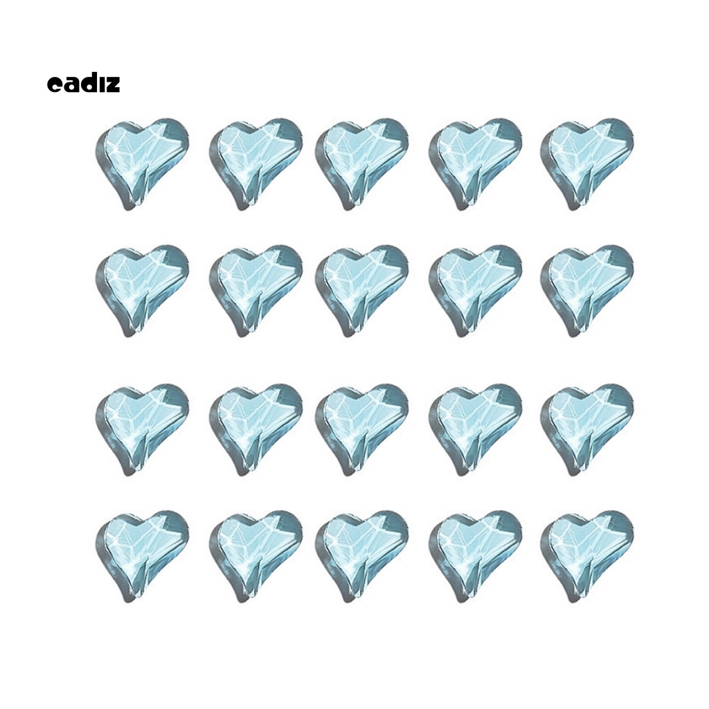 Hạt Kim Sa Hình Trái Tim Trang Trí Móng Tay Kính