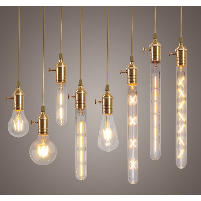 Bóng Đèn Led Edison T125 4W Đui E27 Cổ Điển, Thiết Kế Bóng Đèn Độc Đáo Sang Trọng HL Lighitng