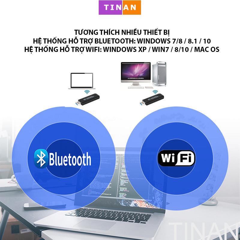 Card Mạng Không Dây USB 1200M, Tích Hợp Bộ Điều Hợp Bluetooth 5.0 WB-803