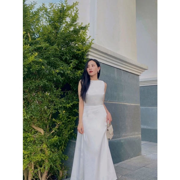 Đầm lụa trắng