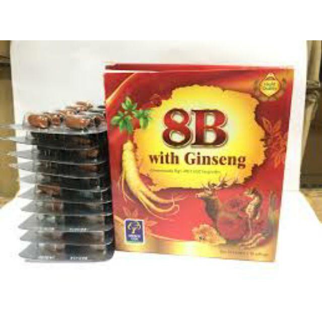 Thuốc bổ nhân sâm 8B With Ginseng giúp ăn ngủ ngon, phục hồi cơ thể