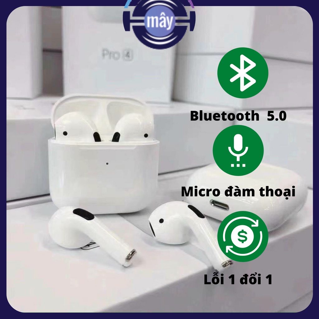 Tai Nghe Bluetooth Không Dây Rẻ Pro 4