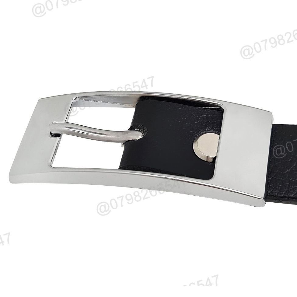 Thắt lưng học sinh DHM-261 | Khoá kim trắng thời trang bản nhỏ 2.3cm | Bảo hành 12 tháng