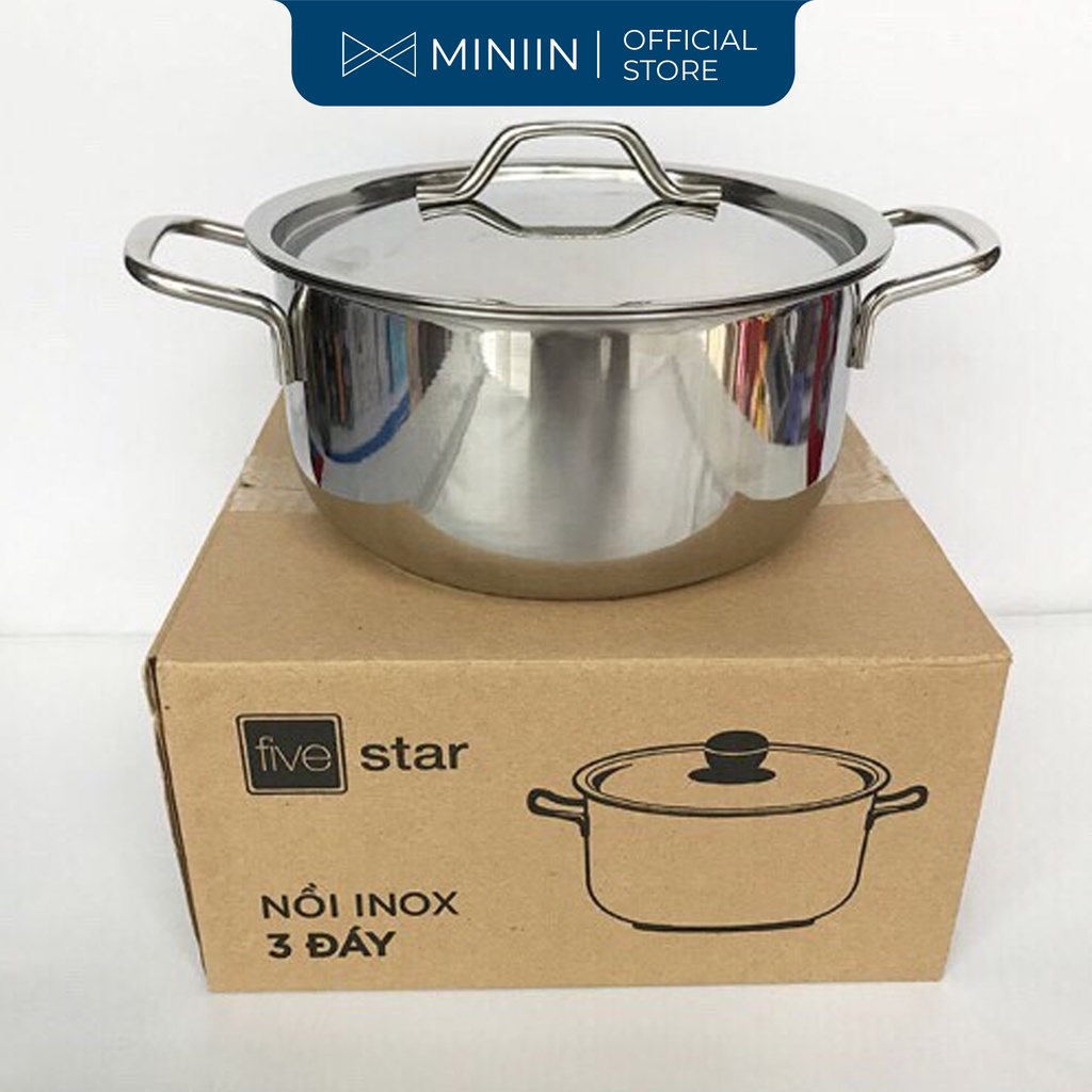 Nồi Inox 3 Đáy Sandwich Fivestar