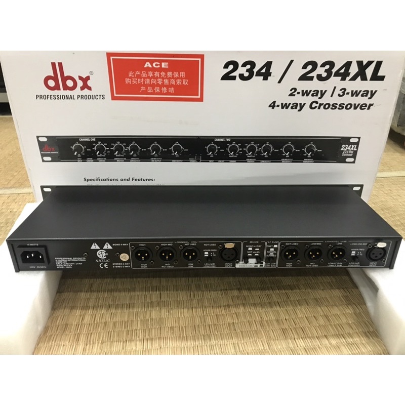 Bộ Cắt Sub DBX 234XL Crossover Chia 2 Way/ 3Way Hàng nhập taiwan