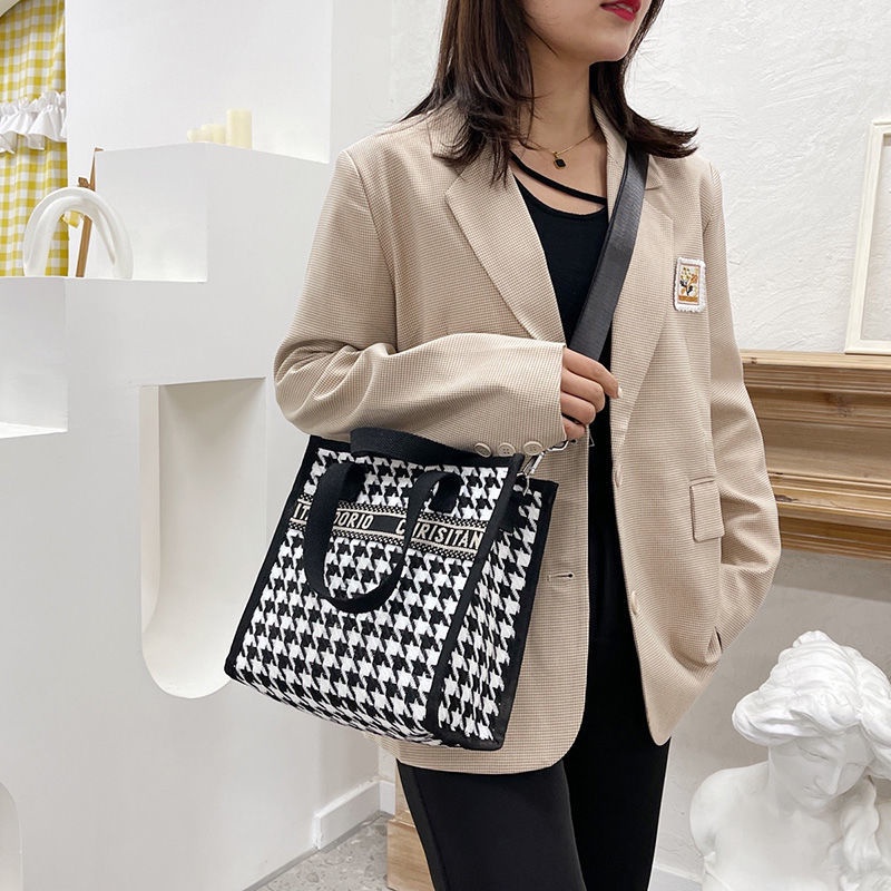 Túi Đeo Vai Vải Canvas Cỡ Lớn Phong Cách Mới Cho Nữ túi hàng hóa túi thư