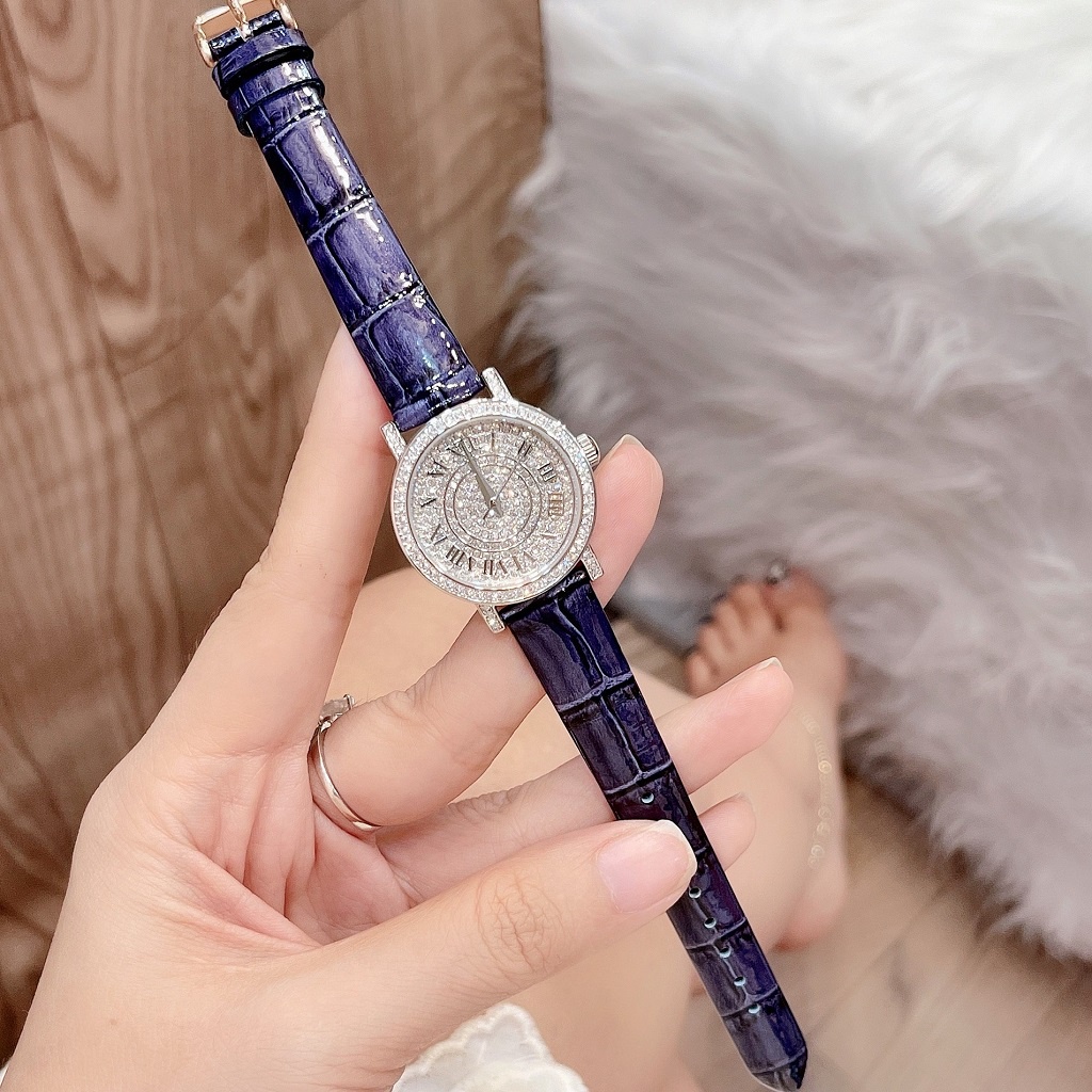 Set Đồng Hồ Nữ Davena 61620 Silver Chính Hãng 30mm