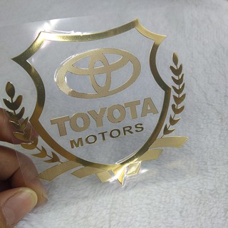 [Logo Toyota] Decan bông lúa logo Toyota trang trí trên xe oto- Bộ 2 cái