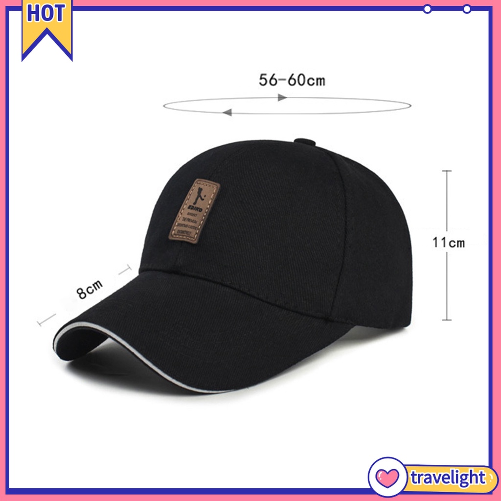 [Travelight] Mũ lưỡi trai cotton chống tia uv thiết kế thời trang phong cách mùa hè cho nam