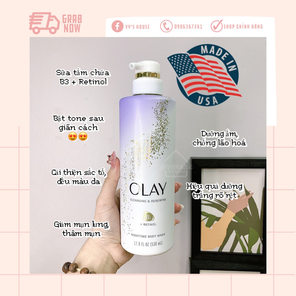 SỮA TẮM OPLAY CHỨA RETINOL VÀ VITAMIN B3