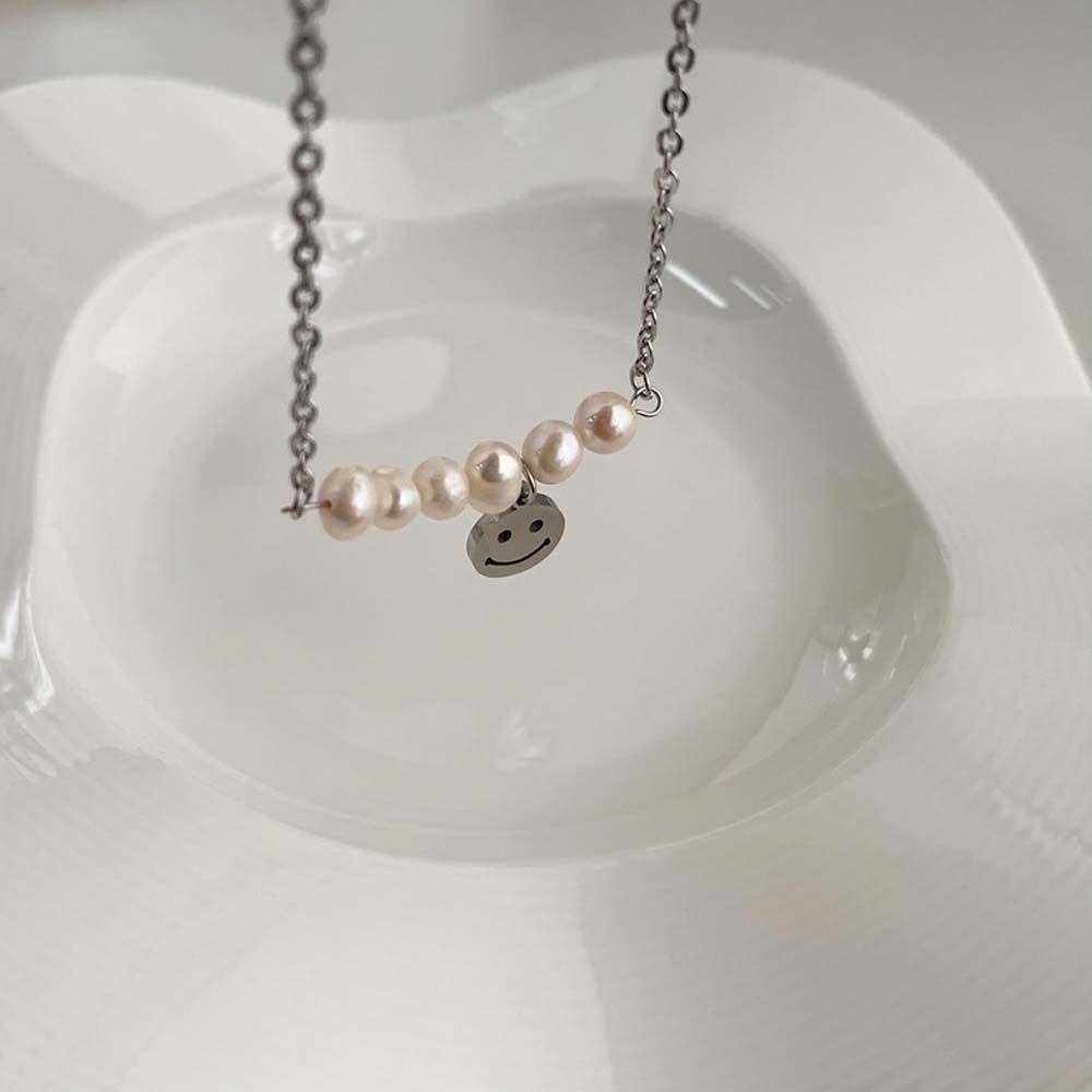 AROMA Vòng Cổ Choker Mặt Cười Thời Trang Cho Nữ