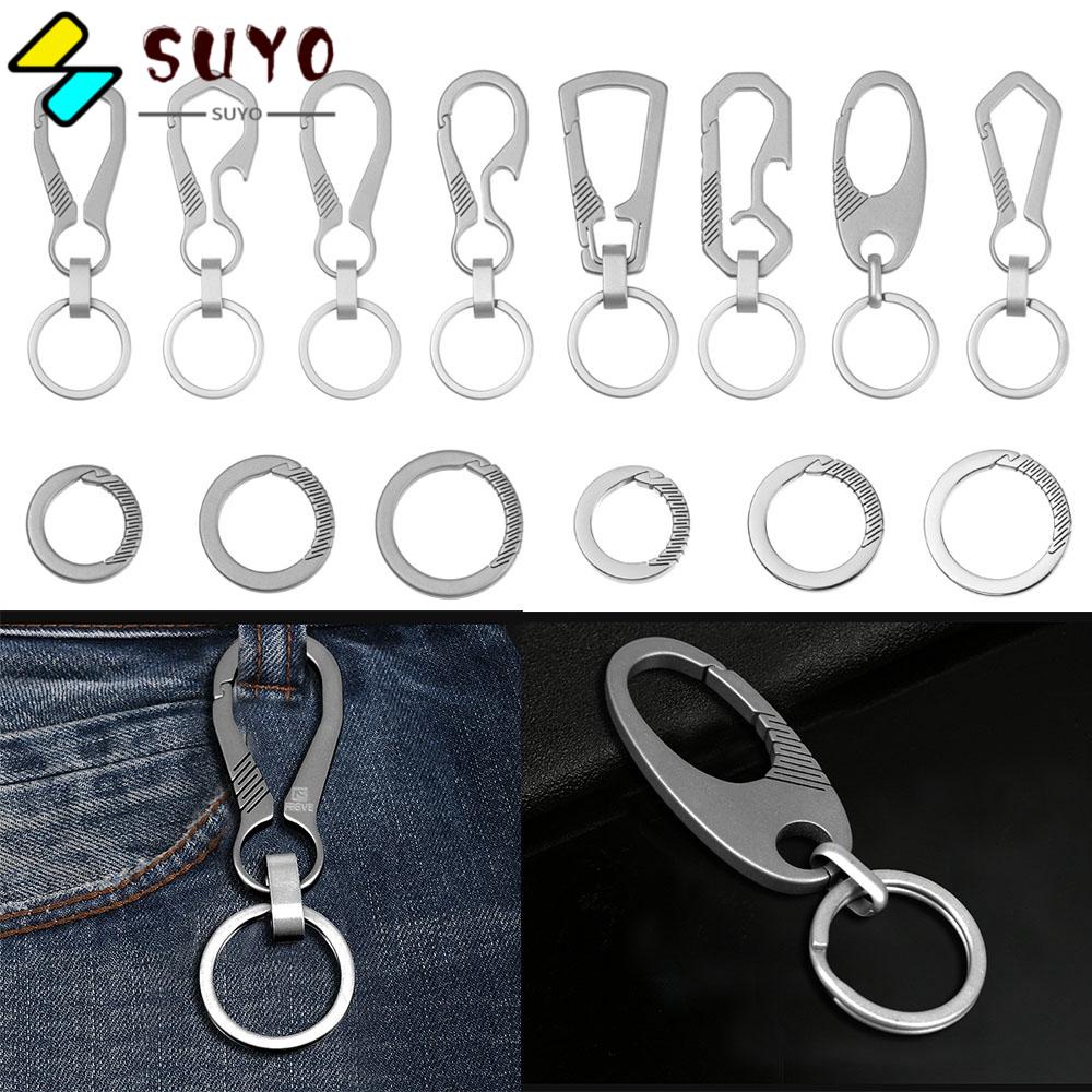 Móc khóa bằng hợp kim titan siêu nhẹ cao cấp