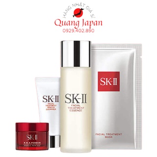 Bộ dưỡng da sk 2 set 4 nhật bản - set skii pitera 4 món bestseller trial kit