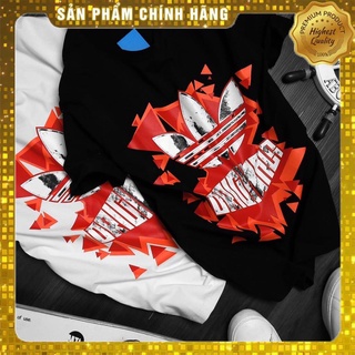 Áo thun nam nữ adidas logo đỏ