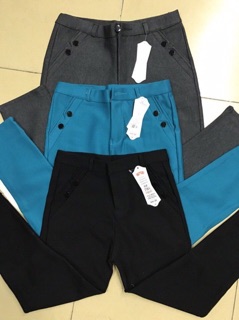 Quần tây công sở chất cotton co giãn