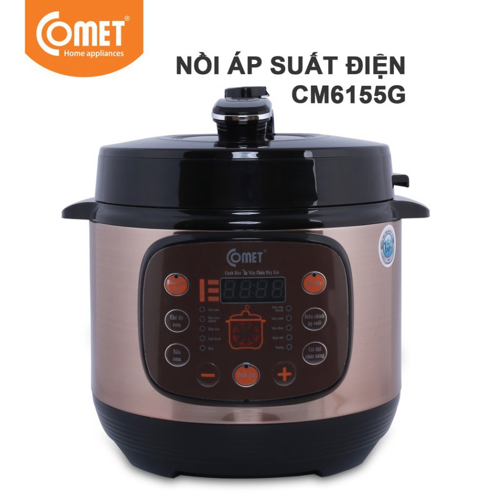 F1 MI1 Nồi áp suất điện 6.0L Comet - CM6155 58 F1