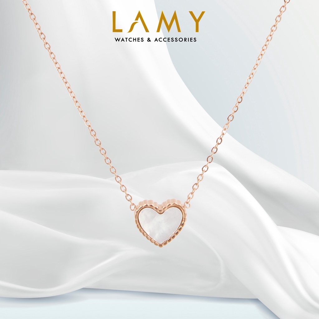 Dây chuyền nữ CDE Double Sided Heart Necklace CDE6012