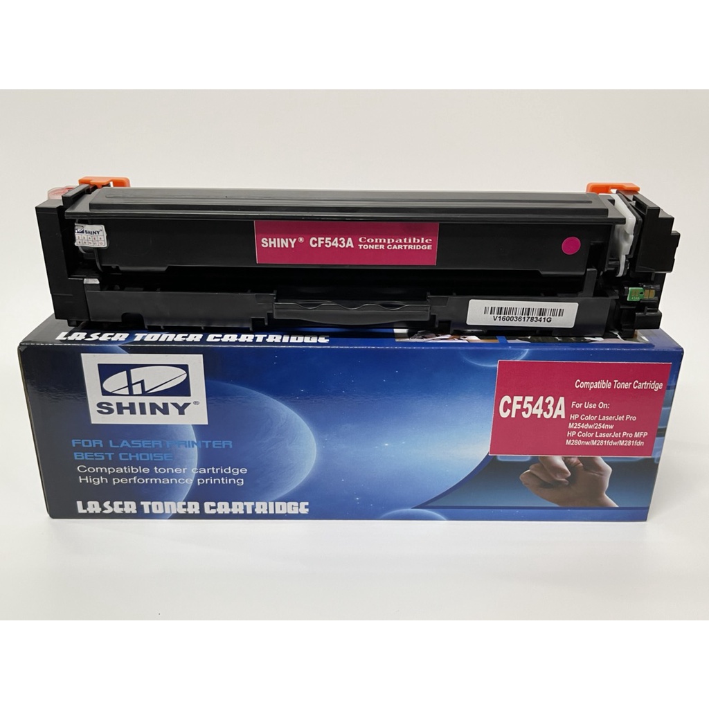 Hộp mực 203A (CF540/CF541/CF542/CF543) dùng cho máy in HP M254/M280cdw/M281dw ( hiệu SHINY )
