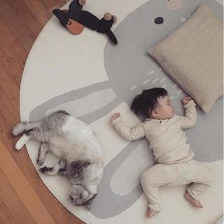 Thảm Tròn Trải Sàn Cho Bé Vui Chơi