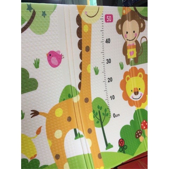 Thảm Xốp Xpe trải sàn Gấp Gọn cho Bé Và Gia Đình , 2 Mặt chống thấm chống trơn , kích thước chuẩn 1m8x2m