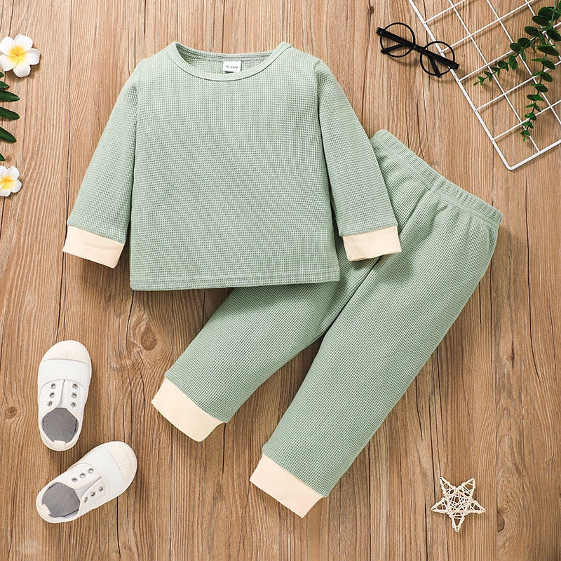 Combo đồ ngủ bộ đồ bé trai 1-6 Tuổi ắn Tay Dài áo phông quần dài set thời trang cho bé trẻ em