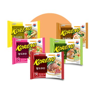 Combo 12 gói mì Hàn Quốc Koreno (6 vị)