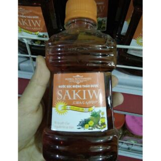Nước súc miệng thảo dược Sakiw 200ml