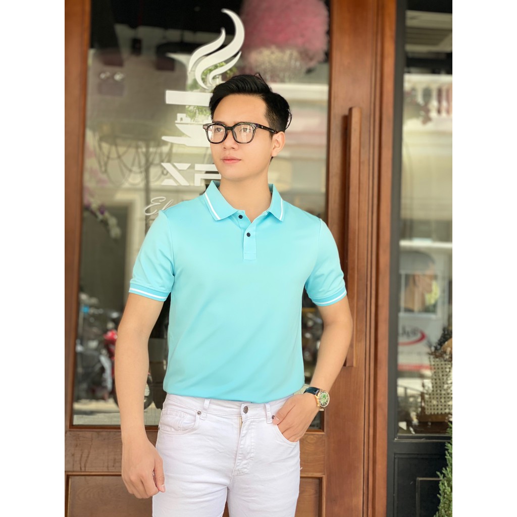 Áo Polo Nam cổ bẻ thun có cổ tay lỡ vải cá sấu cotton phong cách trẻ trung, chuẩn form, nhiều màu | BigBuy360 - bigbuy360.vn