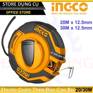 20m - 30m thước cuộn thép ingco hsmt8420 / hsmt8430, thước cuộn sợi thủy tinh hfmt8120 hfmt8330