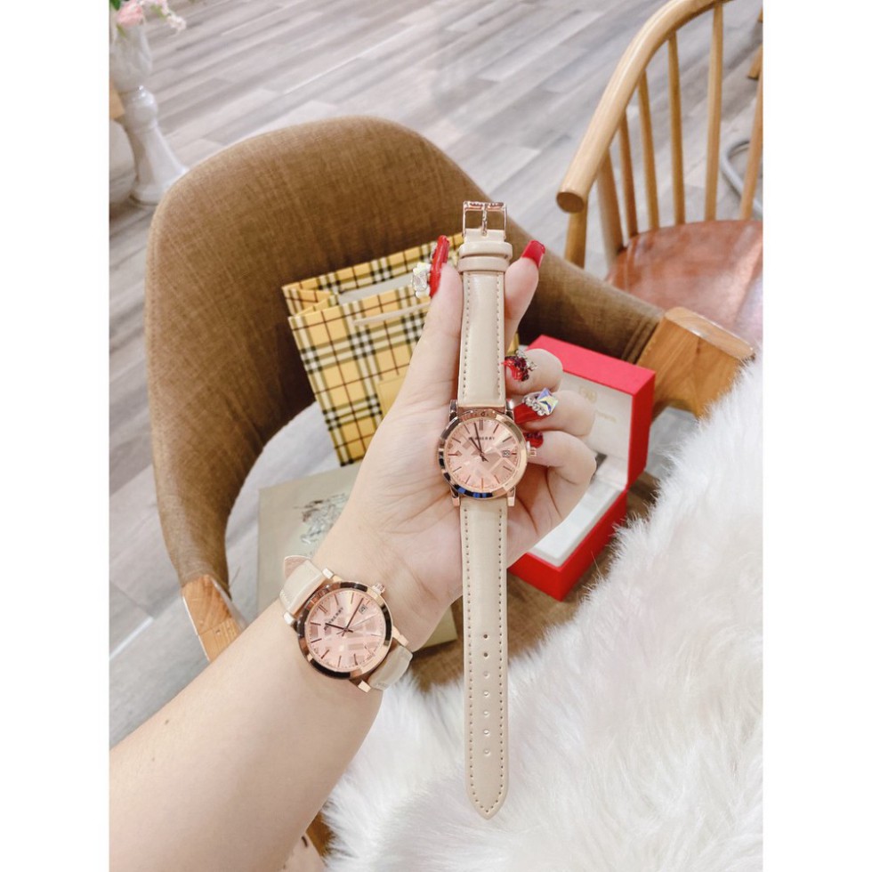Đồng hồ nữ BUBERRY dây da cao cấp ko bong tróc siêu hot trên thị trường, chống nước, bảo hành 12 tháng | BigBuy360 - bigbuy360.vn