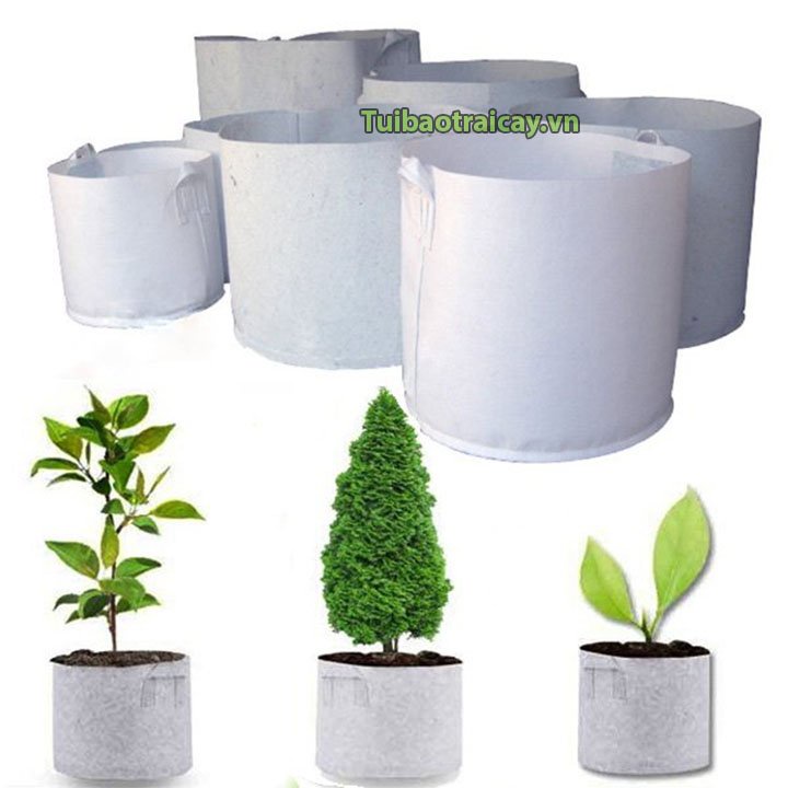 Túi vải có quai xách để ươm giống và trồng cây 50x40 - CH35